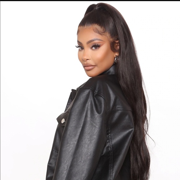 Fashionnova Faux leather jacket NWT - Picture 4 of 4